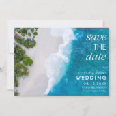 Bestemming Beach Wedding Foto  Save The Date (Voorkant)