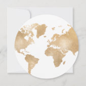 Bestemming Bewaar de datum Paspoort Gold Wereldkaa Kaart (Achterkant)