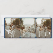 Bestemming Bruiloft Boarding Pass Vliegticket Kaart (Achterkant)