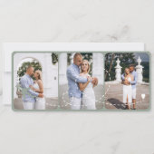 Bestemming Bruiloft Boarding Pass Vliegticket Kaart (Achterkant)