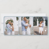 Bestemming Bruiloft Boarding Pass Vliegticket Kaart (Achterkant)