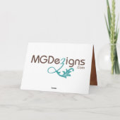 bestemming bruiloft dank u kaart (Achterkant)