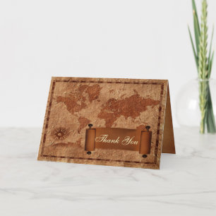  bestemming bruiloft dank u kaart