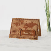 bestemming bruiloft dank u kaart (Voorkant)