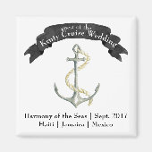 Bestemming Bruiloft Deur Magneet (Voorkant)