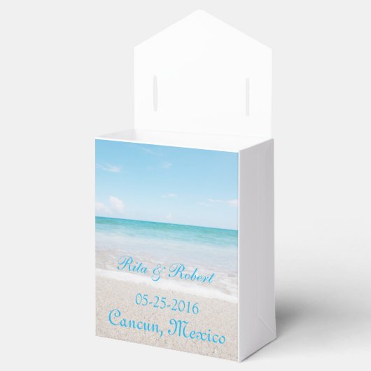 Bestemming Bruiloft Favor Box Bedankdoosjes (Geopend)