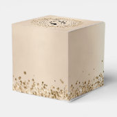 Bestemming Bruiloft Goud Wereldkaart Strand Avontu Bedankdoosjes (Achterkant)