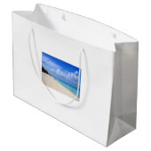Bestemming bruiloft grote geschenkzak groot cadeauzakje (Achterkant Gekanteld)