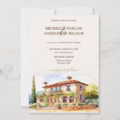 Bestemming Bruiloft Italië Toscane Florence Kaart (Voorkant)