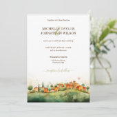 Bestemming Bruiloft Italië Toscane Florence Kaart (Staand voorkant)