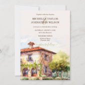 Bestemming Bruiloft Italië Toscane Florence Kaart (Voorkant)