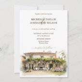 Bestemming Bruiloft Italië Toscane Florence Kaart (Voorkant)