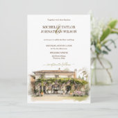 Bestemming Bruiloft Italië Toscane Florence Kaart (Staand voorkant)