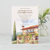 Bestemming Bruiloft Italië Toscane Florence Kaart (Staand voorkant)