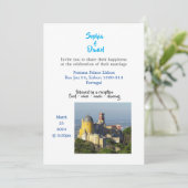 Bestemming Bruiloft - Lissabon, Portugal Kaart (Staand voorkant)