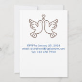 Bestemming Bruiloft - Lissabon, Portugal Kaart (Achterkant)