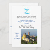 Bestemming Bruiloft - Lissabon, Portugal Kaart (Voorkant / Achterkant)