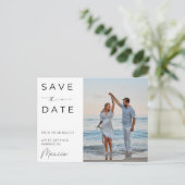 Bestemming bruiloft Mexico Save the Date Briefkaart (Staand voorkant)
