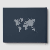 Bestemming Bruiloft Paspoort Kompas Bruiloft Gastenboek (Achterkant)