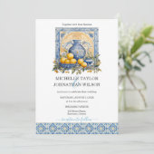 Bestemming Bruiloft Santorini Griekenland Grieks e Kaart (Staand voorkant)