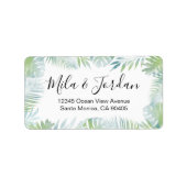 Bestemming Bruiloft, Strand Bruiloft, Zomer Bruilo Etiket (Voorkant)