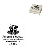 Bestemming Bruiloft, Strand Bruiloft, Zomer Bruilo Rubberstempel (Gestempeld)