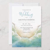 Bestemming Bruiloft Uitnodigingen QR code (Voorkant)