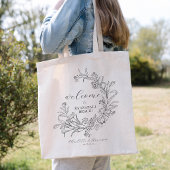 Bestemming Bruiloft Welkomsttas Gast Tote Bag
