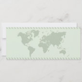 Bestemming Bruiloft Wijze Boarding Pass QR-code Kaart (Achterkant)