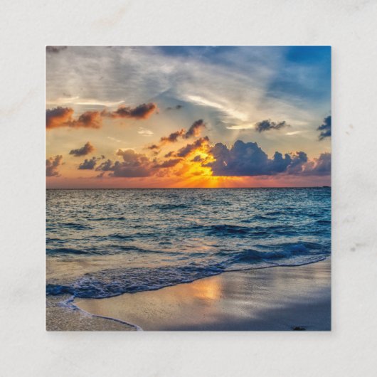 Bestemming Bruiloft Zonnige luchten Bruiloft recep Informatiekaartje (Achterkant)