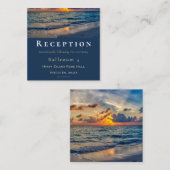 Bestemming Bruiloft Zonnige luchten Bruiloft recep Informatiekaartje (Voorkant / Achterkant)