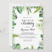 Bestemming Brunch en Bubbly Vrijgezellenfeest Kaart (Voorkant)