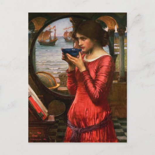 Bestemming door John William Waterhouse Briefkaart (Voorkant)