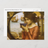 Bestemming door John William Waterhouse Briefkaart (Voorkant / Achterkant)
