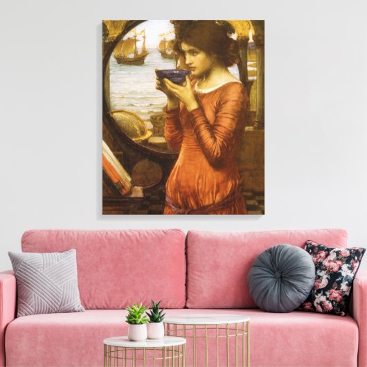 Bestemming door John William Waterhouse Canvas Afdruk (Insitu (Woonkamer))