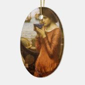 Bestemming door John William Waterhouse Keramisch Ornament (Links)