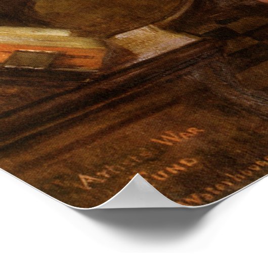 Bestemming door John William Waterhouse Poster (Hoek)