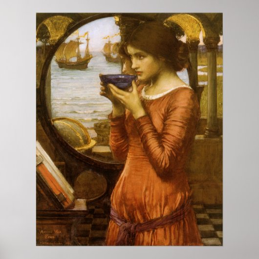 Bestemming door John William Waterhouse Poster (Voorkant)