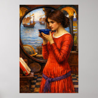 Bestemming door John William Waterhouse Poster