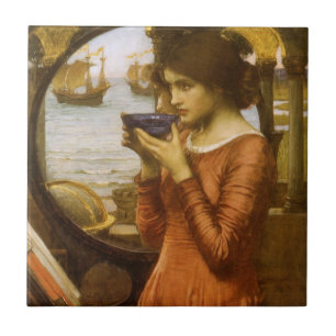 Bestemming door John William Waterhouse Tegeltje