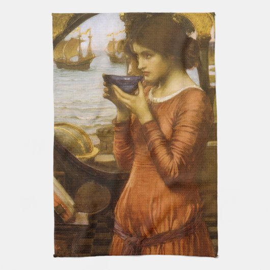 Bestemming door John William Waterhouse Theedoek (Verticaal)