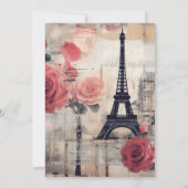 Bestemming Frankrijk Reds uitnodiging (Achterkant)