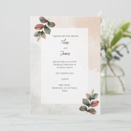 Bestemming Frankrijk Reds uitnodiging (Staand voorkant)