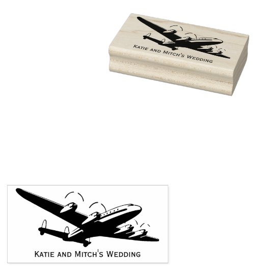  bestemming gepersonaliseerde Vliegtuig stempel (Gestempeld)