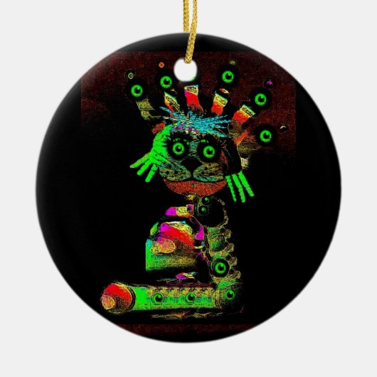 Bestemming Geschenken Keramisch Ornament (Voorkant)