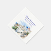 Bestemming Griekenland Eiland Pensioen Partij Servet (Hoek)