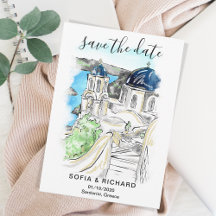 Bestemming Griekenland Grieks Eiland Santorini