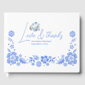 Bestemming Griekenland Santorini Bruiloft Gastenboek (Voorkant)