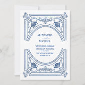 Bestemming Griekenland Santorini Bruiloft Kaart (Voorkant)