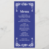 Bestemming Griekenland Santorini Bruiloft Menu (Voorkant)